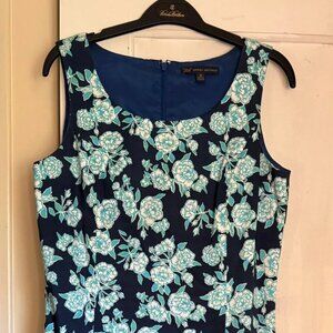 Brand New Navy Floral Sleeveless Dress